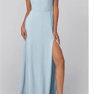 Elegant Light Blue Evening Gown